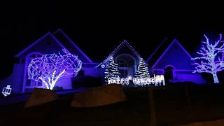 Driving Tour of Omaha Holiday Lights quotLook at all that Christmasquot [upl. by Ttevy]