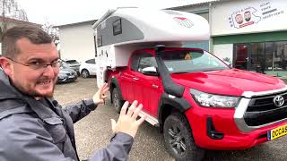 Il part faire un TOUR DEUROPE en CELLULE PICKUP 4x4  Cellule UNICA [upl. by Elletsyrc]