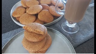 Ginger Biscuits Recipe Easy Ginger Cookies Recipe  6 Ingredients [upl. by Corly118]