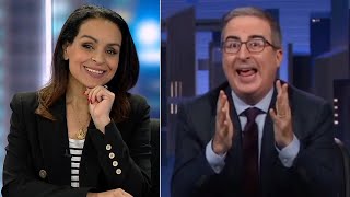 Lefties losing it Rita Panahi mocks ‘beta loser’ John Oliver’s Trump rant [upl. by Ayrad]