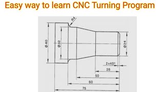 CNC Turning Programming  Basic CNC Programming for turning  CNC Lathe Programming  CNC [upl. by Ahseram21]