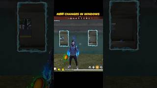 New Changes In Windows 😲 OB46 freefire shorts [upl. by Say]