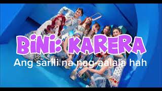 BINI Karera karaoke bini biniph trending Aviralvideo [upl. by Kuo]