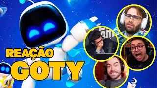 ⚠️ INTANKAVEL REAÇÃO DOS YOUTUBERS ASTRO BOT JOGO DO ANO  THE GAME AWARDS [upl. by Razaele]