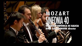 W A Mozart Symphony nº 40  Dima Slobodeniouk  Sinfónica de Galicia [upl. by Kashden]