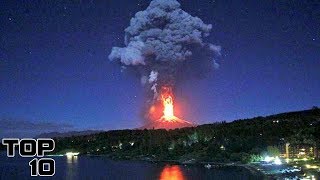 Top 10 Volcanic Eruptions Caught on Camera [upl. by Lap421]