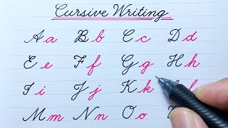 Cursive writing a to z  Cursive abcd  Cursive handwriting practice abcd  Cursive letters abcd abc [upl. by Daph637]