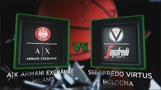 Highlights LBAF8 PosteMobile AX Armani Exchange Milano  Segafredo Virtus Bologna [upl. by Aisorbma]