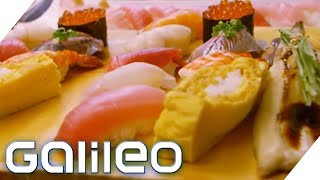 So isst die Welt Sushi  Galileo  ProSieben [upl. by Plafker782]