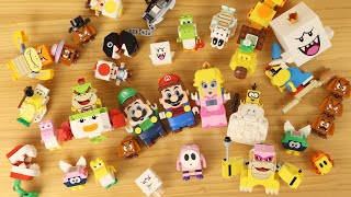 2024 SUMMER Lego Super Mario All set Character Speed Build [upl. by Naarah176]