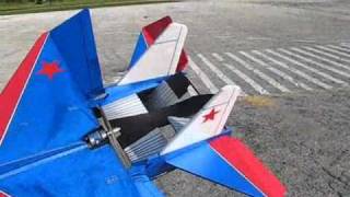 RC Ikarus Foamie Sukhoi Su27  Super Fast Jet [upl. by Naiviv735]