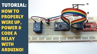 TUTORIAL How to Properly Wire up Power amp Code a Relay with Arduino Songle 05VDC Module  Simple [upl. by Adniral704]