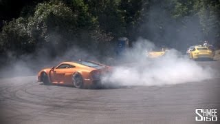 Crazy Noble M600 Donuts  Burning some serious rubber [upl. by Eirelav738]