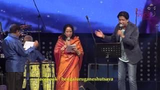 ENDENDU NINNANU  Eradu Kanasu  Vani Jayaram  Vijay Prakash  53rd Bengaluru Ganesh Utsava 2015 [upl. by Enyt]