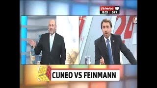 Eduardo Feinmann versus Santiago Cúneo [upl. by Liakim]