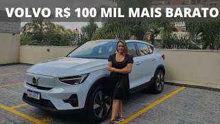 Por que o Volvo C40 Plus P6 2024 é R 100 mil mais barato  e este é o momento de comprar [upl. by Mayor]