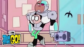 Robin Moves Into Cyborg  Teen Titans Go  Cartoon Network [upl. by Nobie]