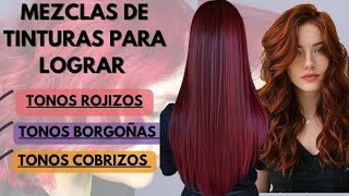 COLORES VIBRANTES en TONOS ROJIZOS para el Cabello Ideal para todo Tipo de Piel y edad [upl. by Neddra296]