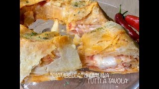 “Ciambella” di Piadine alla Pizzaiola  ricetta veloce  TUTTI A TAVOLA [upl. by Alleroif]