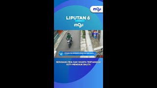 Walau potret penculik tertangkap CCTV tetapi pelaku sulit diidentifikasi karena menutupi wajahnya [upl. by Entirb]