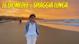 Villaggio Camping Le Diomedee Vieste ⛺️ Tour della Spiaggia Lunga 🏄‍♂️ I Surf Center Vieste [upl. by Ahsikam]