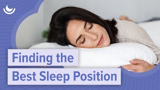 How to find your best sleeping position [upl. by Lowis754]