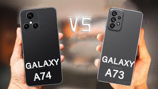 Samsung Galaxy A74 Vs Samsung Galaxy A73 5G [upl. by Leontine979]