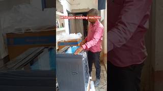 Whirlpool ka washing machine installation demo kaise karentechnician technical [upl. by Eihctir129]