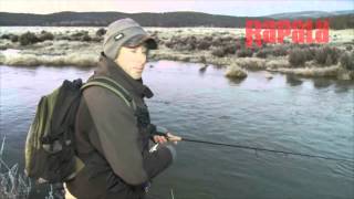 Rapala Tip Of The Week  River Fishing for Trout with the Rapala Original Floating 07 [upl. by Neeroc243]