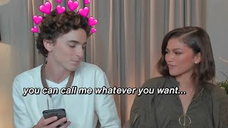 Timothée Chalamet being smooth and funny with women for 6 minutes straight [upl. by Leahcimaj]