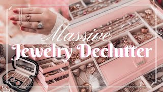 Decluttering my Entire MASSIVE Feminine Jewelry Collection 2024 [upl. by Eryt]