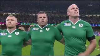 RWC 2015 Anthems  Ireland vs Canada Pool D [upl. by Eelreveb]