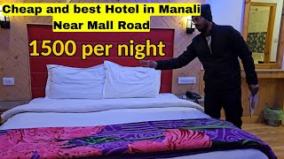 Cheap and best hotels in Manali  Siyal Inn Contact 7807624838 Mall road [upl. by Glarum]