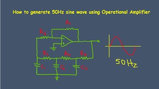 50Hz sine wave Oscillator [upl. by Adnohsel601]