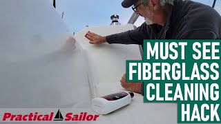 A Fiberglass Cleaning Boat Hack You Have To Try [upl. by Hubing]