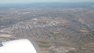 Qantas Airlines Melbourne Tullamarine Airport Take off Run [upl. by Juditha794]