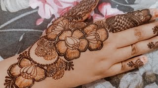 Beautiful khafif mehndi design modern mehndi designs trending mehndi [upl. by Anor]