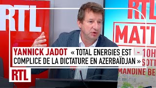 Yannick Jadot  quotQuand vous participez à enrichir une dictature oui vous êtes complice quot [upl. by Niknar]