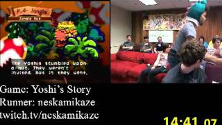 Yoshis Story N64 Speed Run 1441 Part 22 AGDQ 2012 [upl. by Tonl]