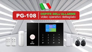 【Italia】Video operativo dettagliato dellhost di allarme PG108 [upl. by Shanney]