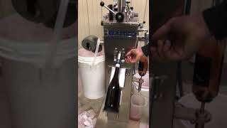 Sparkling Wine methode champenoise Disgorging [upl. by Svend]