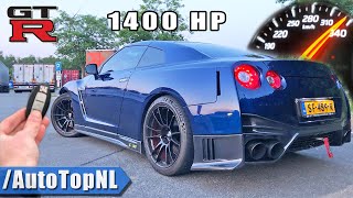 1400HP NISSAN GTR Total Car Concept 337kmh REVIEW on AUTOBAHN by AutoTopNL [upl. by Bianchi]