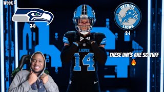 Seattle Seahawks vs Detroit Lions  2024 Week 4 Game Highlights Reaction [upl. by Peterman495]