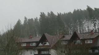 Burglind Sturm in Lenzkirch im Hochschwarzwald [upl. by Nolra]