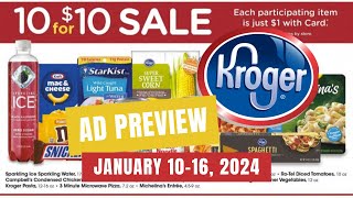 10 for 10 Sale Kroger Ad Preview for 110116  NEW MEGA SALE Weekly Digitals amp MORE [upl. by Ahsemik]