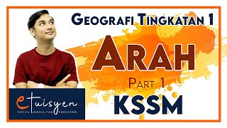 GEOGRAFI TINGKATAN 1 KSSM  Bab 1 Arah Part 1 [upl. by Maker]