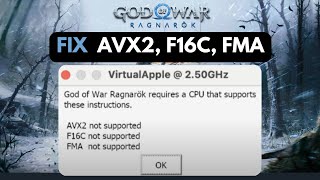 How to Fix God of War Ragnarok AVX2 F16C and FMA CPU Error [upl. by Atla]