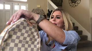 Louis Vuitton Speedy 30 Damier Azure UNBOXING IGReneeluvsdesigners [upl. by Nnairam]