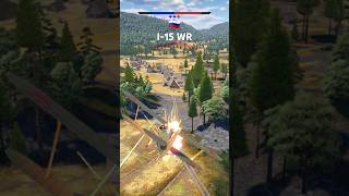 🇷🇺 I15 WR UNDER FIRE💥 shorts warthunder aviation military airforce gaming warthundertanks [upl. by Aseret]