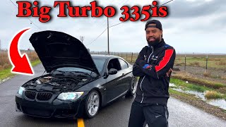 First Drive Straight Piped Big Turbo 335is [upl. by Gnourt222]